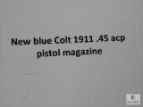 New Blue Colt 1911 .45 ACP Pistol Magazine