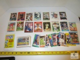 Lot various Baseball and Football Trading Cards + New unopened pack of NFL Pro Set