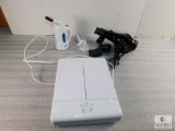 Lot Portable Steamer, Vanity Mirror & Coldmatic Twin Turbo Hair Dryer