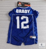 New Jersey Pet Wear NFL PA Tom Brady Dog Jersey Sz Large 20