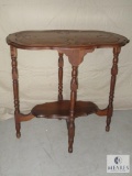 Vintage Wood Accent Table