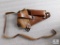 Vintage tanker leather holster