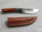 New fixed blade knife with sheath