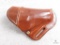 Leather small of the back holster fits S&W 3913 and similar autos