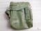 Vintage AK-47 rifle magazine pouch with grenade holder on the side