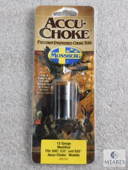 New Mossberg - 12 gauge Accu-choke model screw-in choke tube. Improved cylinder fits 500