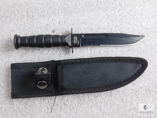 New fixed blade knife with sheath