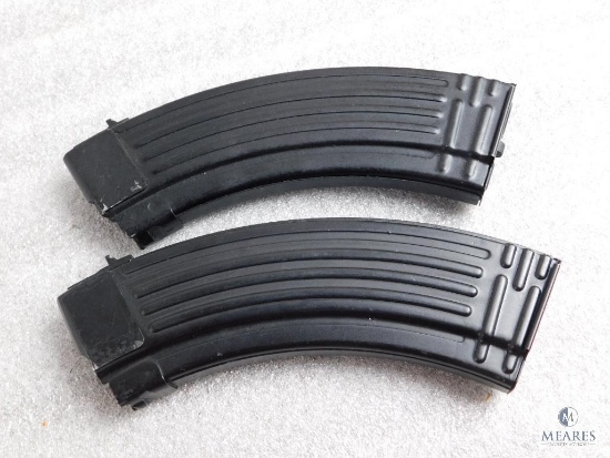 2 AK47 7.62x39 rifle magazines