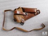 Vintage tanker leather holster