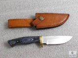 New fixed blade knife with sheath