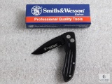 New Smith and Wesson tactical folder with belt clip