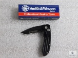 New Smith and Wesson tactical folder with belt clip