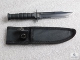 New fixed blade knife with sheath