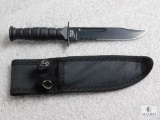 New fixed blade knife with sheath