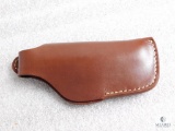 Leather thumb break holster fits Beretta 84, Colt govt .380 and similar autos