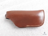 Leather thumb break holster fits Beretta 84, Colt govt .380 and similar autos