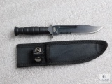 New fixed blade knife with sheath