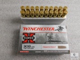 20 Rounds Winchester 308 WIN 180 Grain Power Point
