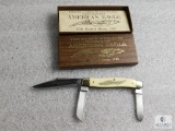 American Eagle 1736 Patrick Henry 1792 James F. Parker-pres knife. Serial # 05691