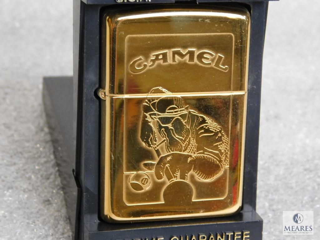 Zippo - Joe Camel 22kt APA Pool Player lighter - | Proxibid