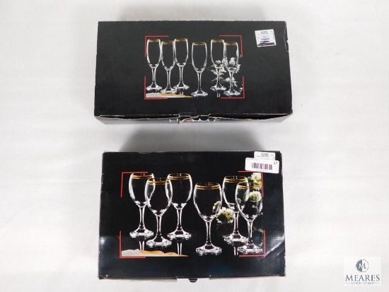 New in box - Home Essentials wine and champagne flutes