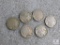 Lot of (6) mixed Buffalo nickels