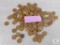 Approximately 1 pound of mixed Lincolns cents