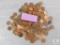 Approximately 1 pound of mixed Lincolns cents