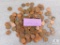 Approximately 1 pound of mixed Lincolns cents
