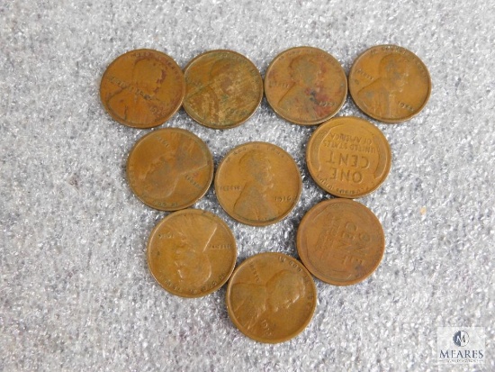 Approximately 1.1 ounces of wheat cents