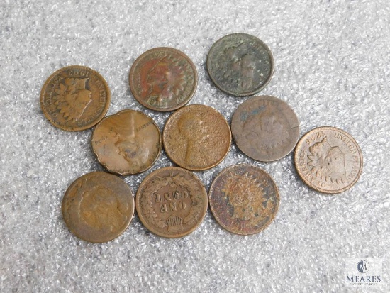 Indian Head and Wheat cent lot