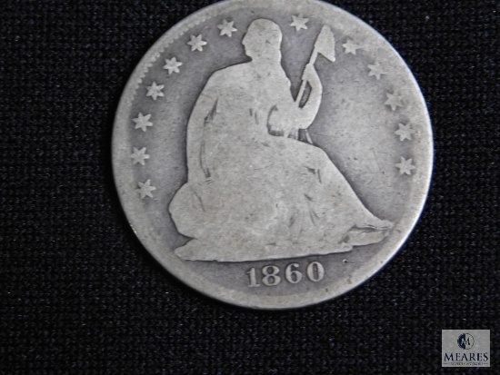 1860-O Seated Liberty half dollar