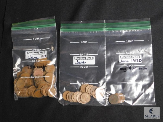 Mixed lot of Lincoln wheat cents
