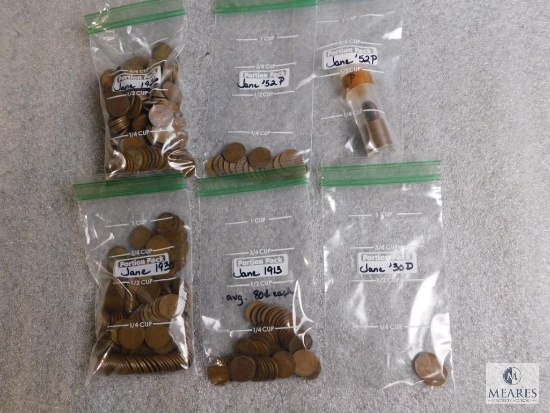 Large lot of mixed Lincoln wheat cents (see photos)