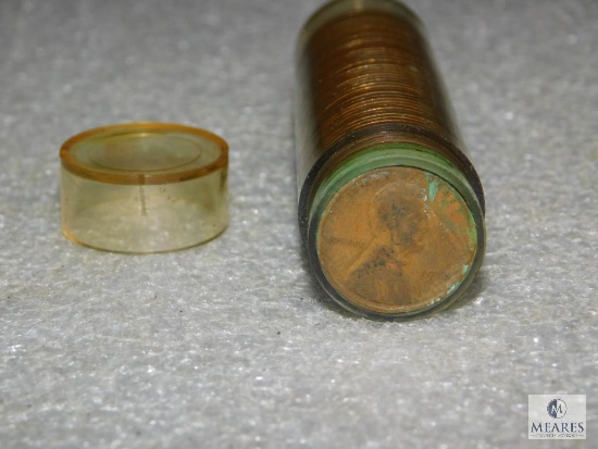 Roll of Lincoln cents - dates unknown
