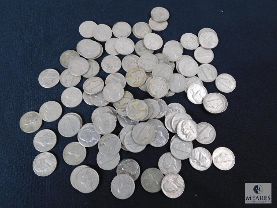 Approximately 1 pound of mixed Jefferson nickels