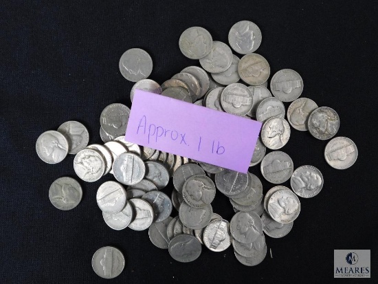Approximately 1 pound of Jefferson nickels