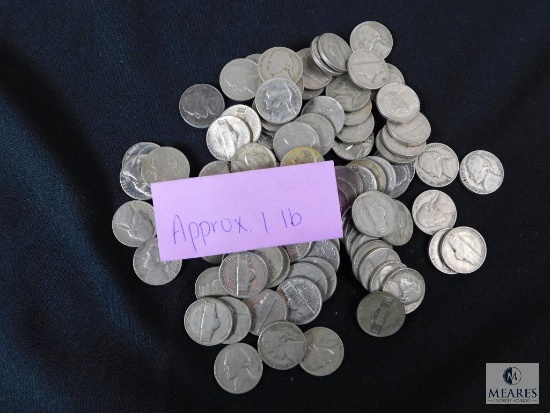 Approximately 1 pound of Jefferson nickels
