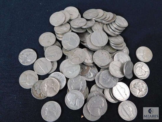 Approximately 1 pound of Jefferson nickels