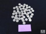 Group of (50) mixed Mercury dimes