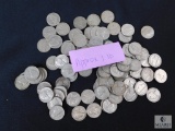 Approximately 1 pound of mixed Jefferson nickels
