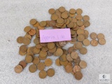 Approximately 1 pound of mixed Lincolns cents