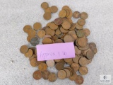 Approximately 1 pound of mixed Lincolns cents