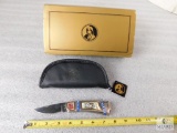 1 Franklin Mint Collector Knife in Case and Box.