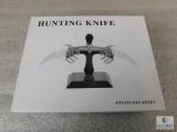 Stainless Steel Skull Hunting Knife in Original Box. Still in the plastic!