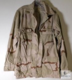 Army Desert Storm Fatigues Button up Shirt Size Medium Long