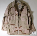 Army Desert Storm Fatigues Button up Shirt Size Medium Long