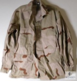 Army Desert Storm Fatigues Button up Shirt Size Small Short