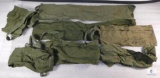 Lot 6 Military Style OD Green Stripper Clip Ammo Bandoliers / Belts
