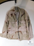 Army Desert Storm Fatigues Button up Shirt Size Medium X-Short